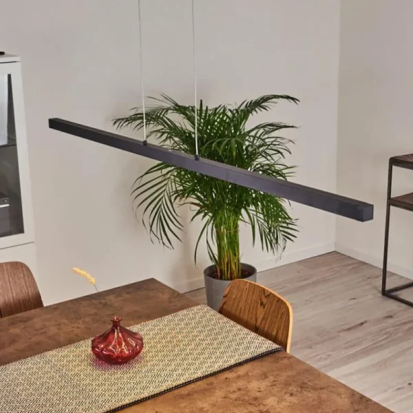 hofstein Suspension Mattawan LED Noir, 1 lumière* Lampes Modernes