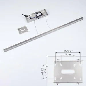 hofstein Suspension Mattawan LED Nickel mat, 1 lumière* Lampes Modernes