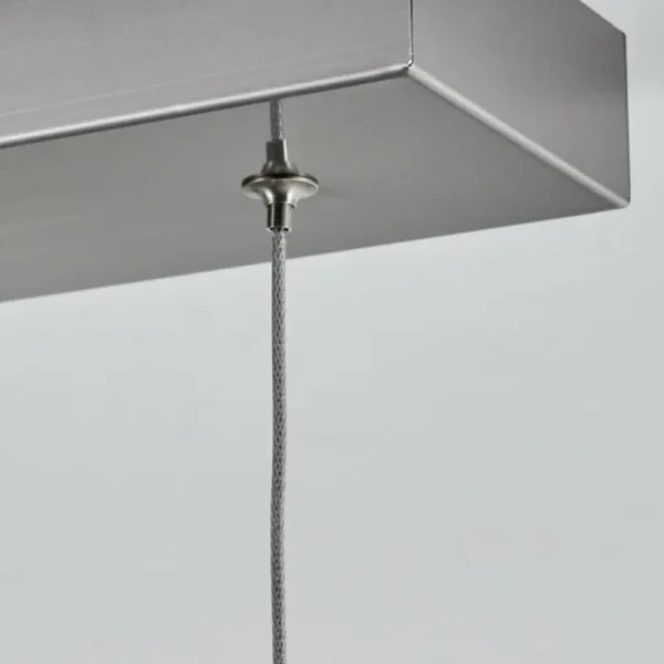 hofstein Suspension Mattawan LED Nickel mat, 1 lumière* Lampes Modernes