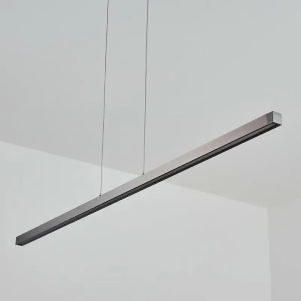 hofstein Suspension Mattawan LED Nickel mat, 1 lumière* Lampes Modernes