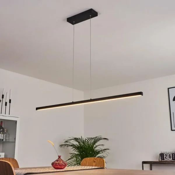 hofstein Suspension Mattawan LED Noir, 1 lumière* Lampes Modernes