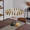 hofstein Suspension Maziwa LED Noir, Blanc, 1 lumière* Lampes Modernes