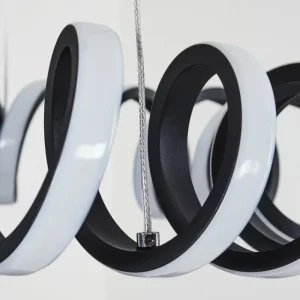 hofstein Suspension Maziwa LED Noir, Blanc, 1 lumière* Lampes Modernes