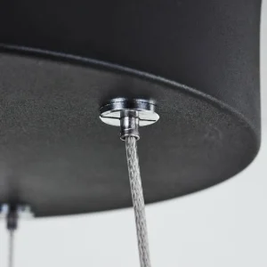 hofstein Suspension Maziwa LED Noir, Blanc, 1 lumière* Lampes Modernes