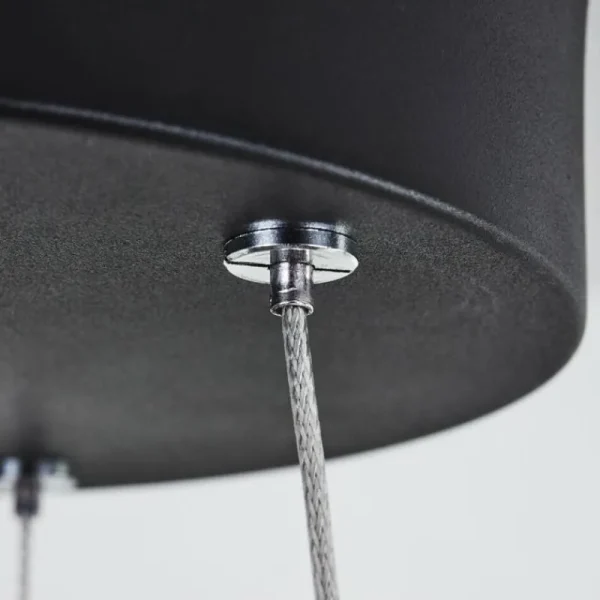 hofstein Suspension Maziwa LED Noir, Blanc, 1 lumière* Lampes Modernes