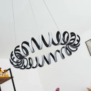 hofstein Suspension Maziwa LED Noir, Blanc, 1 lumière* Lampes Modernes
