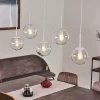hofstein Suspension Mesas Blanc, 5 lumières* Lampes En Verre