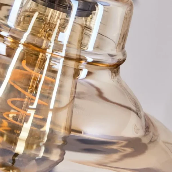 hofstein Suspension Nanao Laiton, 1 lumière* Lampes En Verre