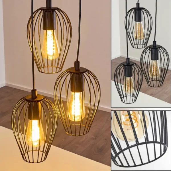 hofstein Suspension Negril Noir, 3 lumières* Lampes Modernes