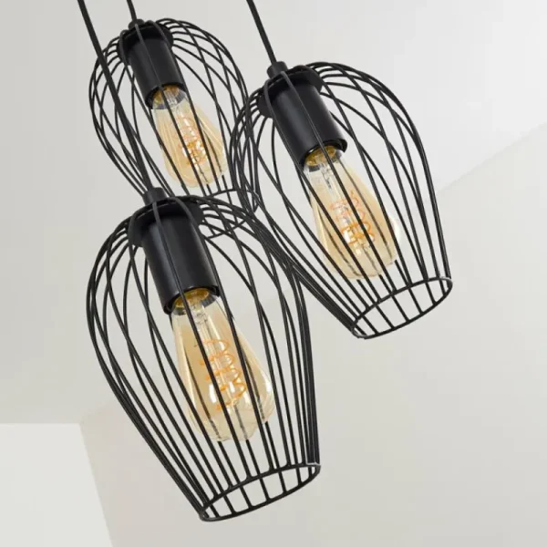 hofstein Suspension Negril Noir, 3 lumières* Lampes Modernes