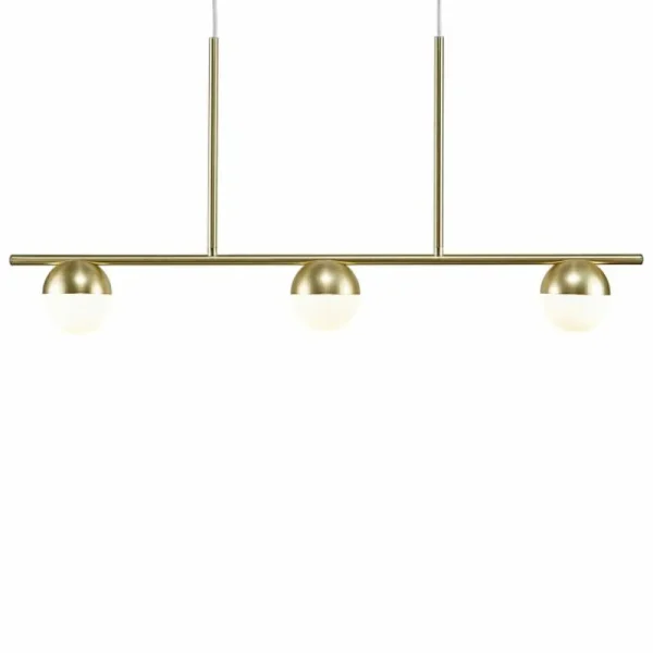 Luminaires Nordlux Suspension Nordlux CONTINA Laiton, 3 lumières* Lampes En Verre