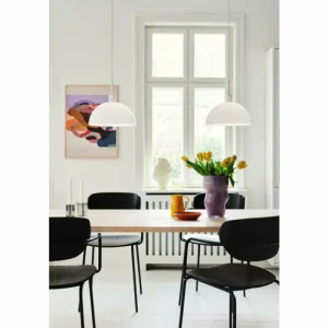 Luminaires Nordlux Suspension Nordlux ELLEN Blanc, 1 lumière* Lampes En Verre