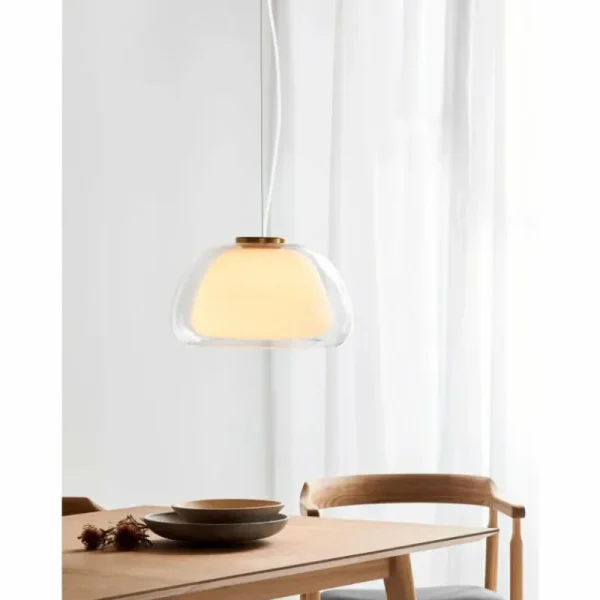 Luminaires Nordlux Suspension Nordlux JELLY Laiton, 1 lumière* Lampes En Verre