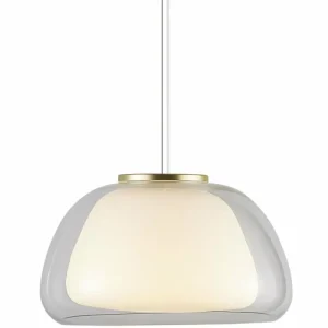 Luminaires Nordlux Suspension Nordlux JELLY Laiton, 1 lumière* Lampes En Verre