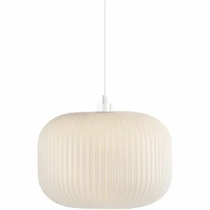 Luminaires Nordlux Suspension Nordlux MILFORD Blanc, 1 lumière* Lampes En Verre