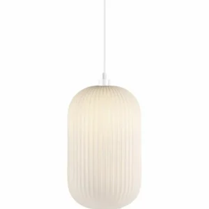 Luminaires Nordlux Suspension Nordlux MILFORD Blanc, 1 lumière* Lampes En Verre