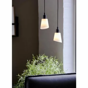 Luminaires Nordlux Suspension Nordlux MOLLI Noir, 1 lumière* Lampes En Verre