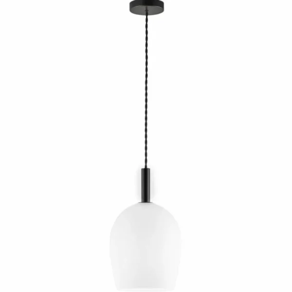 Luminaires Nordlux Suspension Nordlux UMA Noir, 1 lumière* Lampes En Verre