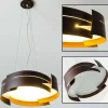 hofstein Suspension Novara Brun, 3 lumières* Lampes En Verre