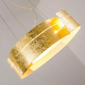 hofstein Suspension Novara Or, 3 lumières* Lampes En Verre