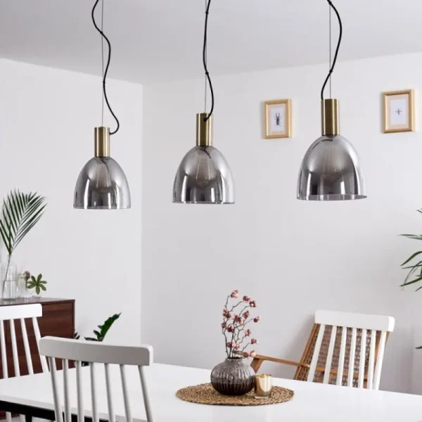 hofstein Suspension Panuhe Laiton, 3 lumières* Lampes Modernes