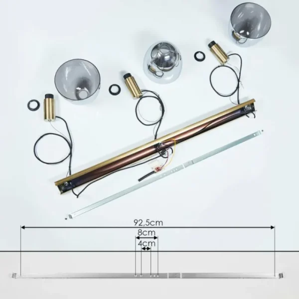hofstein Suspension Panuhe Laiton, 3 lumières* Lampes Modernes