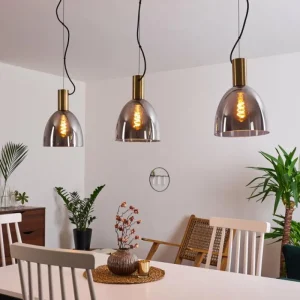 hofstein Suspension Panuhe Laiton, 3 lumières* Lampes Modernes