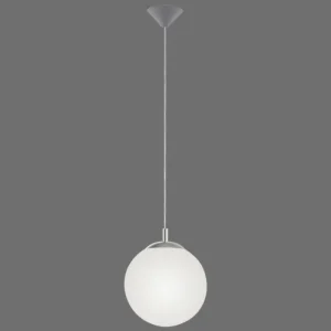 Luminaires Paul Neuhaus Suspension Paul Neuhaus BOLO Argenté, 1 lumière* Lampes En Verre