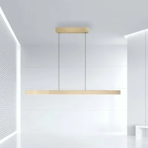 Luminaires Paul Neuhaus Suspension Paul Neuhaus PURE-MOTO-RISE LED Or, 3 lumières, Télécommandes* Lampes En Verre