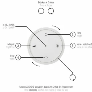 Luminaires Paul Neuhaus Suspension Paul Neuhaus PURE-MOTO-RISE LED Or, 3 lumières, Télécommandes* Lampes En Verre