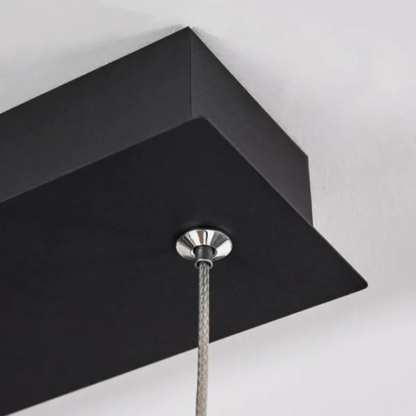 hofstein Suspension Poroporo LED Noir, 1 lumière* Lampes Modernes