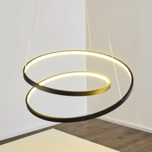 hofstein Suspension Pura LED Noir, 1 lumière* Lampes Modernes