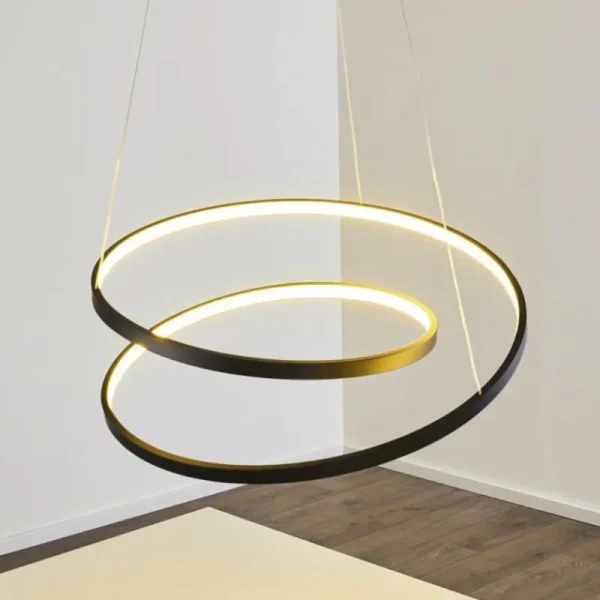 hofstein Suspension Pura LED Noir, 1 lumière* Lampes Modernes
