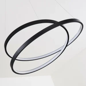 hofstein Suspension Pura LED Noir, 1 lumière* Lampes Modernes