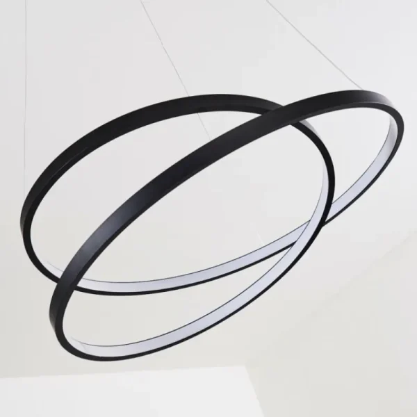 hofstein Suspension Pura LED Noir, 1 lumière* Lampes Modernes