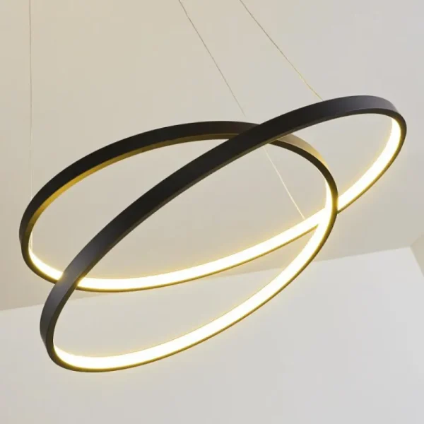 hofstein Suspension Pura LED Noir, 1 lumière* Lampes Modernes