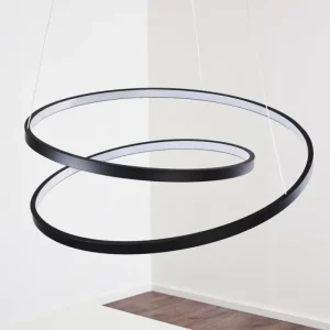hofstein Suspension Pura LED Noir, 1 lumière* Lampes Modernes
