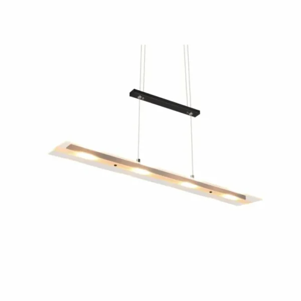 Luminaires Reality Suspension Reality MILOS LED Noir, 4 lumières* Lampes En Verre