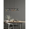 Luminaires Reality Suspension Reality SHELDON Noir, 5 lumières* Lampes En Verre