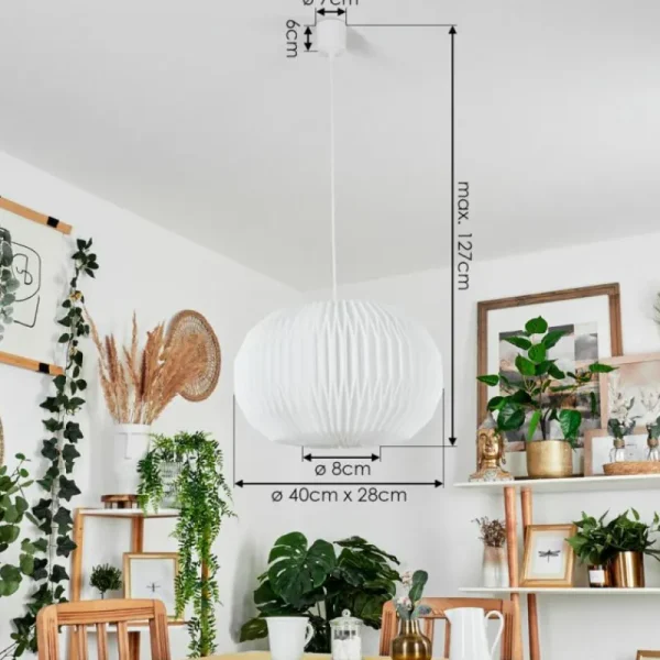 hofstein Suspension Regufe Blanc, 1 lumière* Lampes Modernes