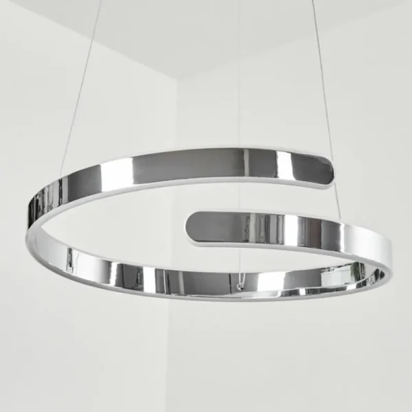 hofstein Suspension Rosemond LED Chrome, 1 lumière* Lampes Modernes