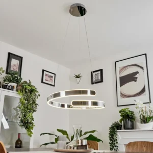 hofstein Suspension Rosemond LED Chrome, 1 lumière* Lampes Modernes