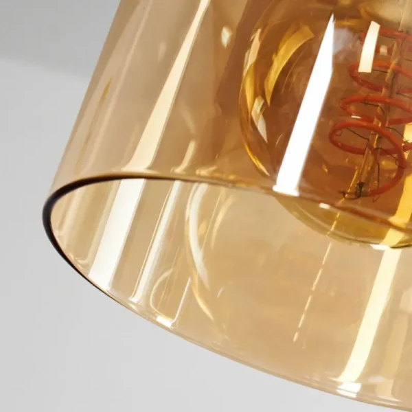 hofstein Suspension Saltaire Bois clair, Argenté, 5 lumières* Lampes Modernes