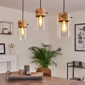 hofstein Suspension Sarteano Noir, 3 lumières* Lampes Modernes