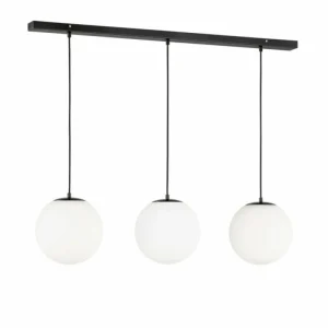 SCHÖNER WOHNEN-Kollektion Suspension SCHÖNER-WOHNEN-Kollektion Palais Noir, 3 lumières* Lampes En Verre