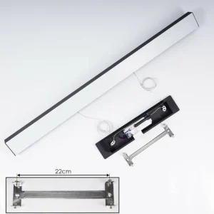hofstein Suspension Seaton LED Noir, 1 lumière* Lampes En Verre