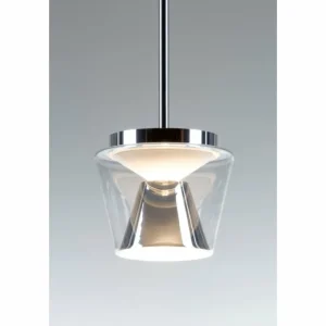 Luminaires Serien Lighting Suspension Serien Lighting ANNEX LED Aluminium, Transparent, 1 lumière* Lampes En Verre