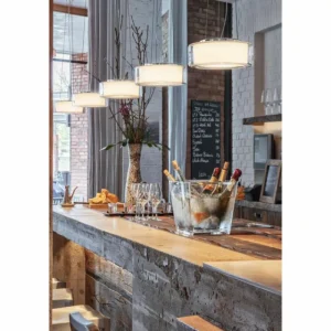 Luminaires Serien Lighting Suspension Serien Lighting CURLING LED Aluminium, 1 lumière* Lampes En Verre