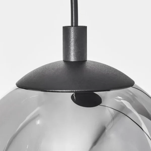 hofstein Suspension Sernf Noir, 3 lumières* Lampes Modernes