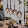 hofstein Suspension Skiatook Noir, 4 lumières* Lampes Modernes